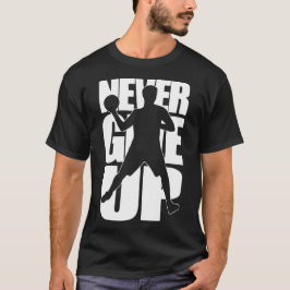 Camiseta Nunca desista da bola de cachorro