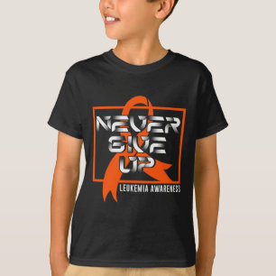 Camiseta Nunca Desista da Leucemia Câncer de Sangue Conscie
