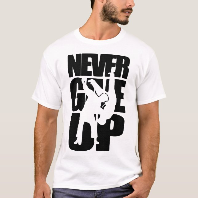 Camiseta Nunca Desista De Judo (Frente)