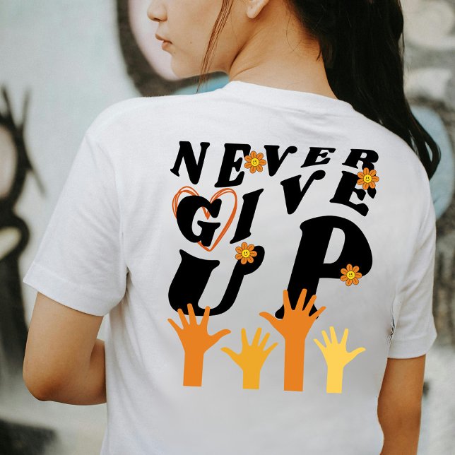 Camiseta Nunca desista do Inspirador (Criador carregado)