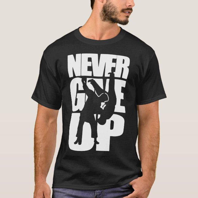 Camiseta Nunca Desista do Judô (Frente)