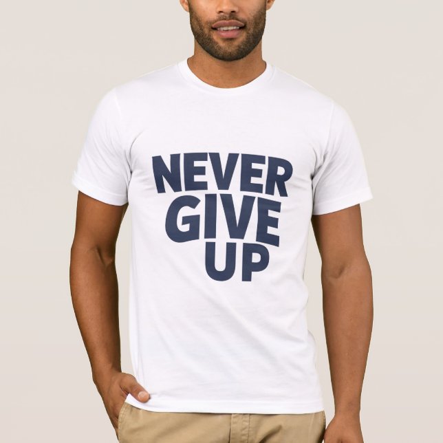 Camiseta Nunca Desistir (Frente)