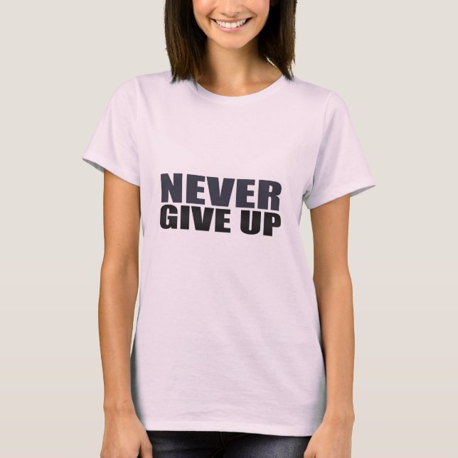 Camiseta Nunca Desistir (Frente)