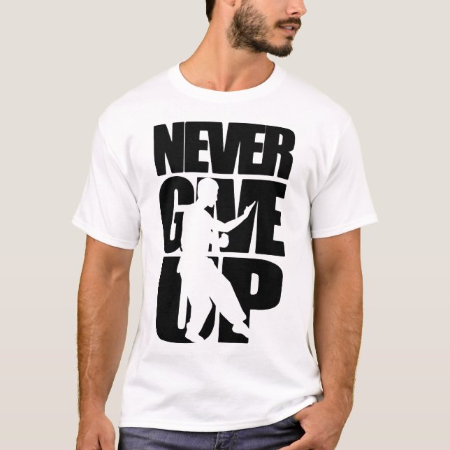 Camiseta Nunca Desistir De Wing Chun (Frente)