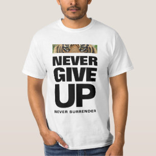 Camiseta Nunca Desistir Nunca Entregar A Cotação De Êxito