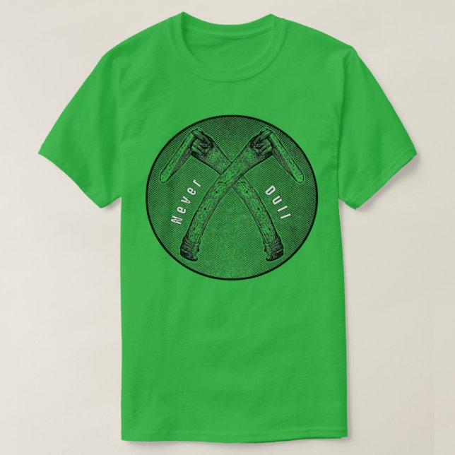 Camiseta Nunca Dull (Frente do Design)