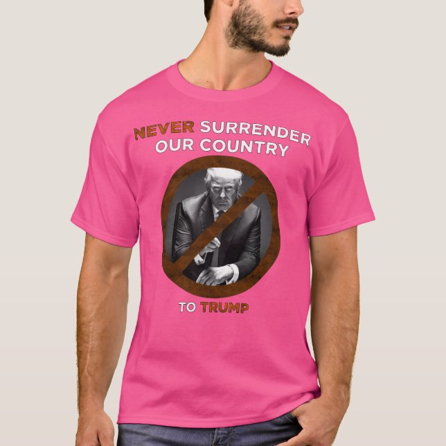 Camiseta Nunca Entregue Nosso País (2D) (Frente)