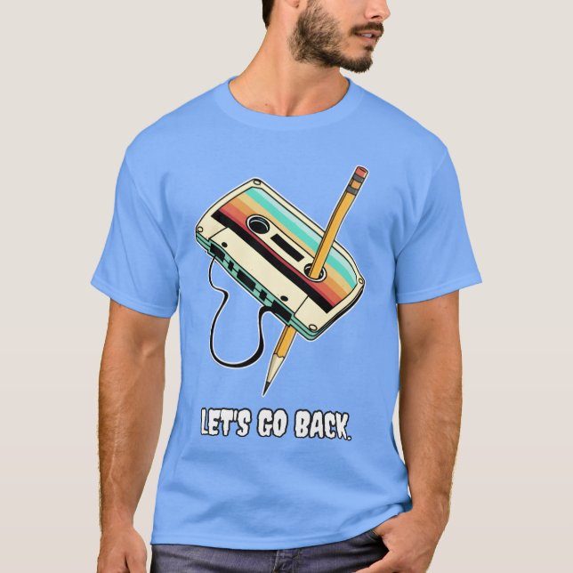 Camiseta Nunca esqueça 80s 90s Nunca esqueça presente vinta (Frente)