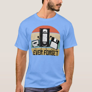 Camiseta Nunca esqueça 90s 90s Nunca esqueça presente famíl