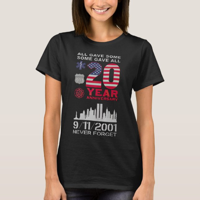 Camiseta Nunca Esqueça 9/11 (Frente)
