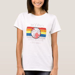 Camiseta Nunca Esqueça A Arte Retroativa De Plutão Do Plane
