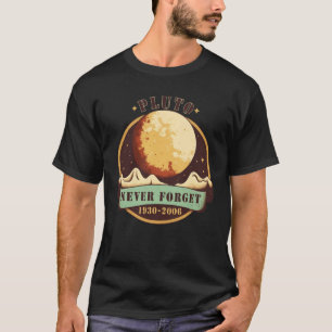 Camiseta Nunca Esqueça a Ciência Espacial do Estilo Retroat