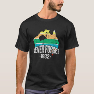 Camiseta Nunca Esqueça A Guerra Da Uem Australiana De 1932