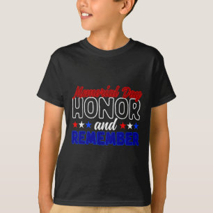 Camiseta Nunca Esqueça A Honra Veterana E Lembre-Se Do Memo