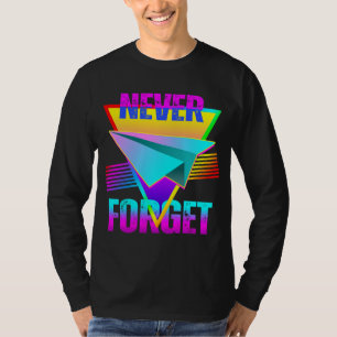 Camiseta Nunca Esqueça Avião de Papel