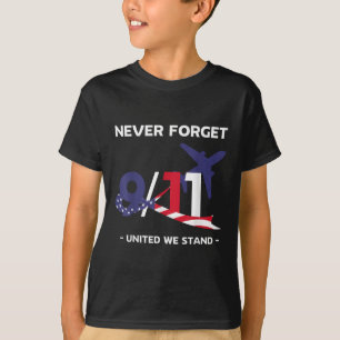 Camiseta Nunca Esqueça o 11 de setembro de 2001 Dia do Memo
