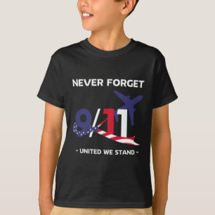 Camiseta Nunca Esqueça o 11 de setembro de 2001 Dia Memoria