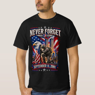 Camiseta Nunca Esqueça o Dia 11 de Setembro de 2001 Memoria