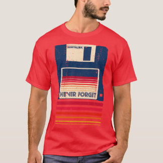 Camiseta Nunca esqueça o disquete