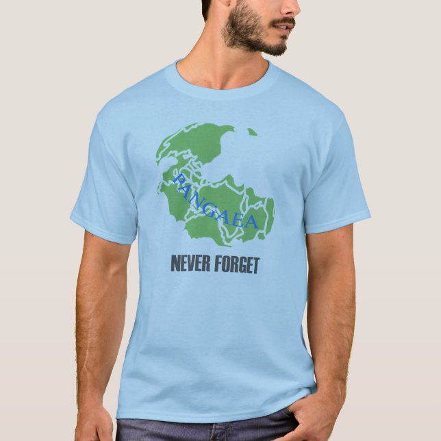 Camiseta Nunca esqueça o t-shirt de Pangaea (Frente)