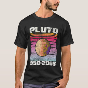 Camiseta Nunca Esqueça Plutão 1930 2006 Retro Espaço Plut