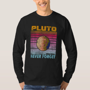 Camiseta Nunca Esqueça Plutão 1930 2006 Retro Espaço Plut