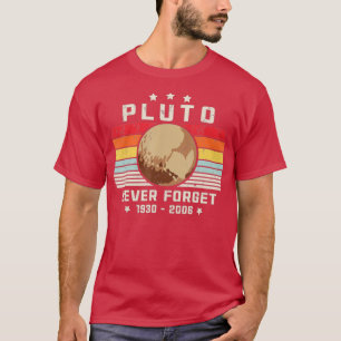 Camiseta Nunca Esqueça Plutão, Estilo Retro, Ciência como