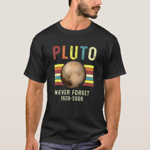 Camiseta Nunca Esqueça Plutão Planeta Espaço Sistema Solar