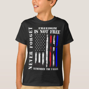 Camiseta Nunca esqueça que a liberdade não é um memorial ve