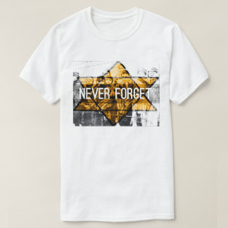 Camiseta Nunca esqueça/T anti-semitismo do fim