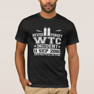 Camiseta Nunca esqueça World Trade Center o 11 de setembro