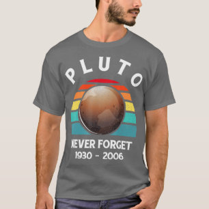 Camiseta Nunca Esquecer Plutão