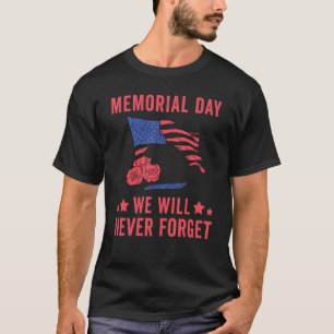 Camiseta Nunca Esqueceremos A Bandeira Dos Eua.