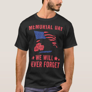 Camiseta Nunca Esqueceremos A Bandeira Dos Eua.