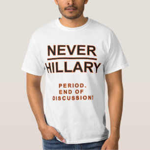 Camiseta Nunca Hillary
