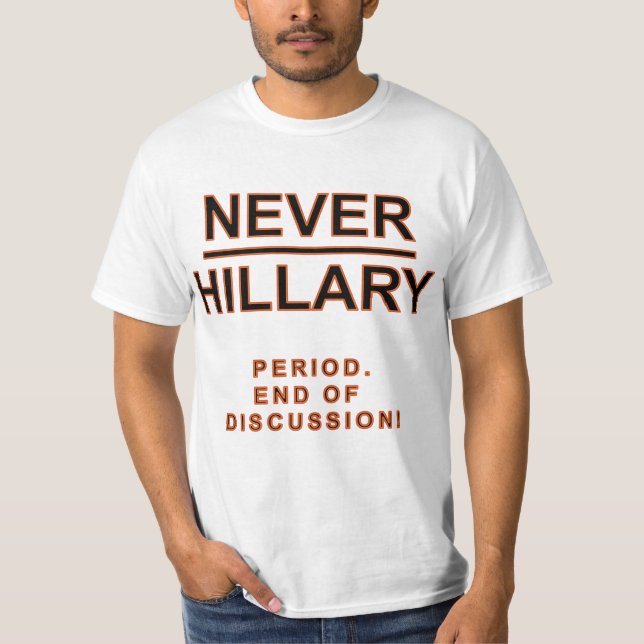 Camiseta Nunca Hillary (Frente)