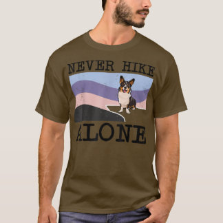 Camiseta Nunca Ir Sozinho, Cardigan Welsh Corgi, Cachorro