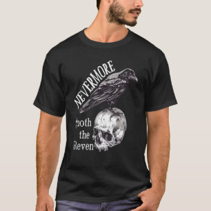 Camiseta Nunca Mais A Academia Raven Edgar Allan Poe Dark