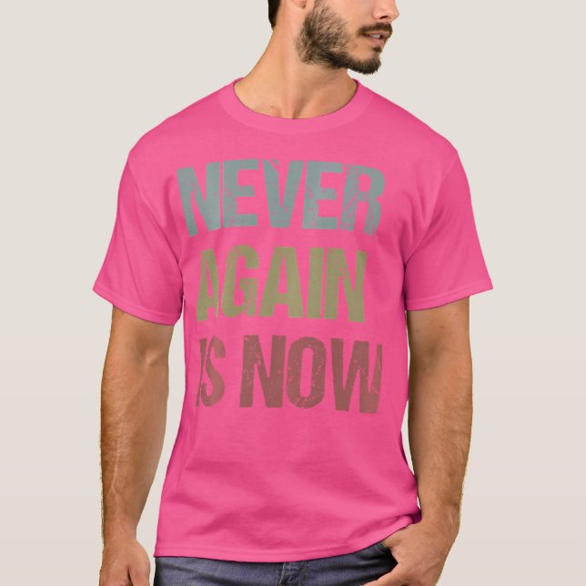 Camiseta Nunca Mais É Agora - Feche O Protesto Dos Campos (Frente)