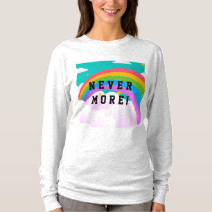 Camiseta nunca mais pacto arco-íris