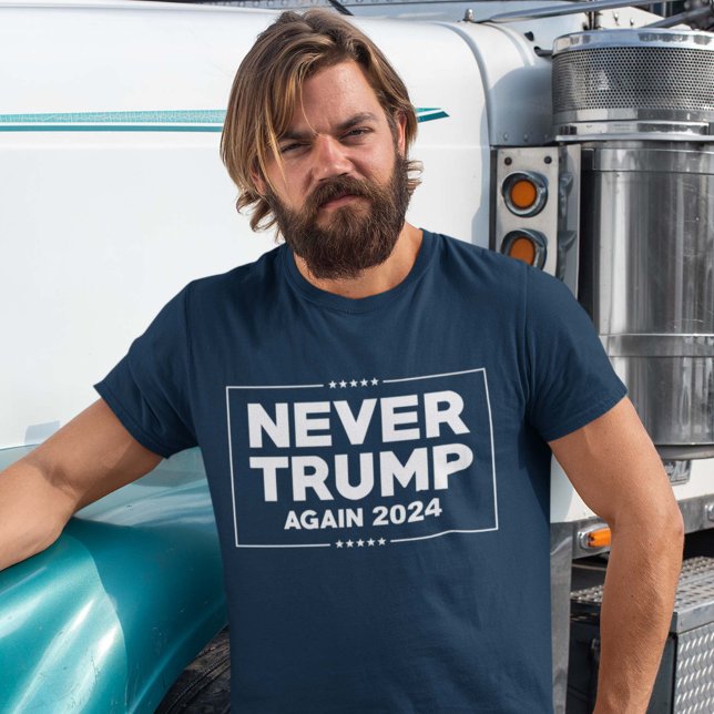Camiseta Nunca Mais Trump 2024 (Criador carregado)