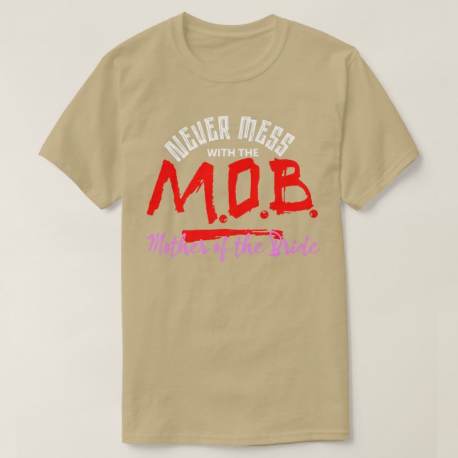Camiseta Nunca Mal Com A Mãe Da Mão Da Mãe. (Frente do Design)