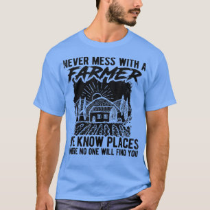 Camiseta Nunca Mal Com Um Agricultor Nós Conhecemos Lugares
