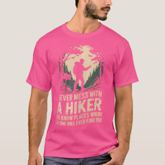 Camiseta Nunca Mal Com Um Caminho De Montanha Hiker