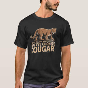 Camiseta Nunca Matei Uma Ariranha Mas Já Sufoquei Um Puma