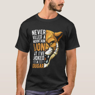 Camiseta Nunca Matei Uma Leoa-das-Montanhas MAS Eu Sufoquei