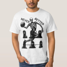 Camiseta Nunca Melhor Basquete de Halloween