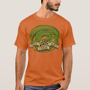 Camiseta Nunca olhe para trás Cobra de rato verde Arizona