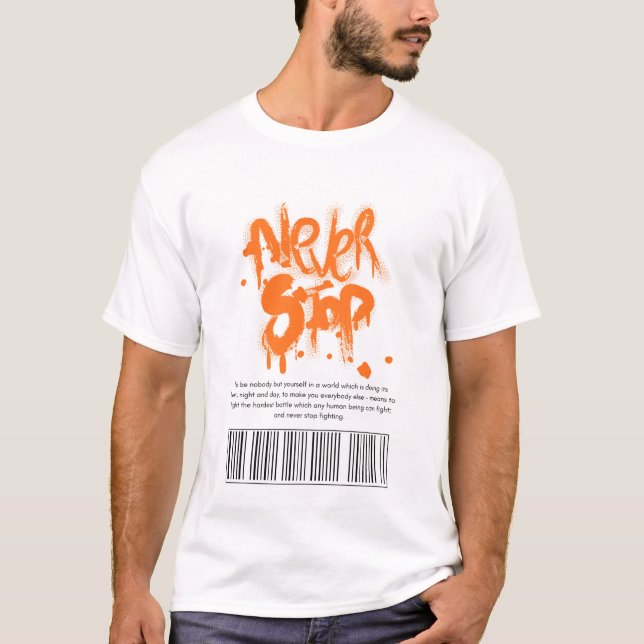 Camiseta Nunca Pare (Frente)