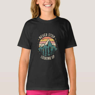 Camiseta Nunca pare de procurar - Inspiração Cósmica